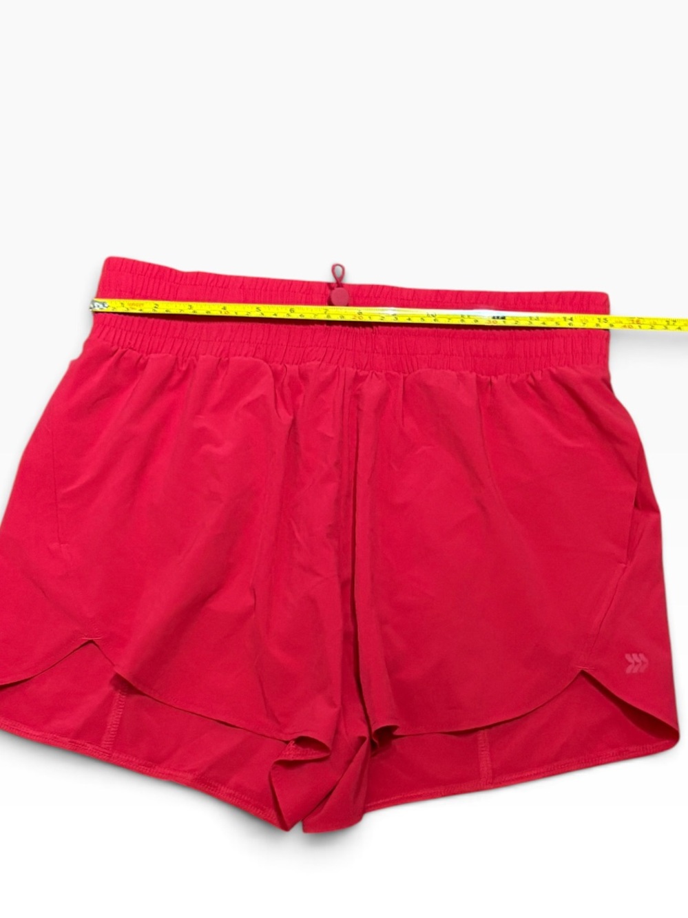 all in motion Women's Athletic Shorts Pull On- Red, Size M - Picture 3 of 6